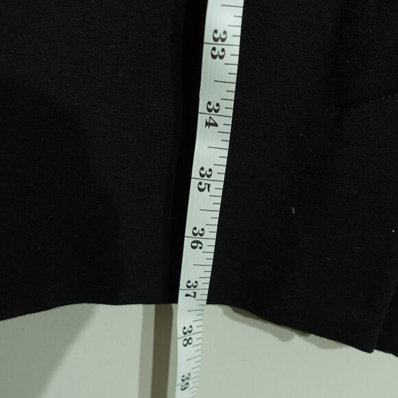 Talbots Womens Sheath Dress Sleeveless White Trim Bacl Slit Black Size 14P - Picture 10 of 10